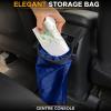imageEcoNour 2 Pack Car Trash Bag  Washable Back Seat Hanging Bag with Elastic Opening ampamp Easy Mount  Garbage Can with Waterproof Oxford Material  Accessories for Camping Traveling ampamp OutdoorBlue 2 Pack