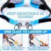 imageEcoNour 2 Pack Kids Swim Goggles for Children Boys Girls ampamp Toddler Age 312  AntiFog UV Protection Goggles for SwimmingBlue  Pink