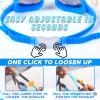 imageEcoNour 2 Pack Kids Swim Goggles for Children Boys Girls ampamp Toddler Age 312  AntiFog UV Protection Goggles for SwimmingGreen  Blue