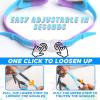 imageEcoNour 2 Pack Kids Swim Goggles for Children Boys Girls ampamp Toddler Age 312  AntiFog UV Protection Goggles for SwimmingPink  Purple