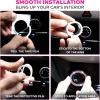 imageEcoNour Car Cup Coasters  Blue 2 Pack  AntiSlip Coasters for Cup Holders  Classy ampamp Elegant Rhinestone Interior Accessories for WomenPink Coaster With Pink Ring