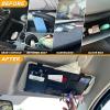 imageEcoNour Car Sun Visor Organizer Black  Storage Pouch Holder with MultiPocket Net Zipper  Sun Visor Organizer for Sunglass Coin Cash Pen  Auto Interior Accessories for Car Truck ampamp SUVBlack Organizer