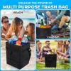 imageEcoNour Car Trash Bag 218 x 234 cm with 100 Waterproof and Leakproof Interiors  Easy Mountable Car Trash can for Back Seat  Foldable Small Car Trash Bag and MultiUse Hanging Car Trash BagMedium
