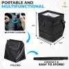 imageEcoNour Car Trash Bag 218 x 234 cm with 100 Waterproof and Leakproof Interiors  Easy Mountable Car Trash can for Back Seat  Foldable Small Car Trash Bag and MultiUse Hanging Car Trash BagMedium