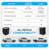 imageEcoNour Car Trash Bag 218 x 234 cm with 100 Waterproof and Leakproof Interiors  Easy Mountable Car Trash can for Back Seat  Foldable Small Car Trash Bag and MultiUse Hanging Car Trash BagMedium