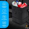 imageEcoNour Car Trash Bag 218 x 234 cm with 100 Waterproof and Leakproof Interiors  Easy Mountable Car Trash can for Back Seat  Foldable Small Car Trash Bag and MultiUse Hanging Car Trash BagMedium