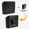 imageEcoNour Car Trash Can with Lid  75 Pcs Disposable Trash Bag  Portable Automotive Garbage Container Bin for Side Door and Back Seat  Compact Accessories for Vehicle Home ampamp Office  BlackBlack
