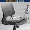 imageEcoNour Gel Seat Cushion  Office Chair Cushions for Sciatica ampamp Tailbone Pain Relief  Coccyx Memory Foam Desk Chair Support ampamp Car Seat Cushion  Back Pain Relief Pillow for Long SittingGrey