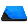 imageEcoNour Gel Seat Cushion for Long Sitting Large ampamp Thick  Pressure Relief Honeycomb Cushion for Back Sciatica Coccyx Hip ampamp Tailbone Pain  Cushion for Office Chair pad Wheelchair ampamp CarBlue