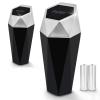 imageEcoNour Mini Trash Can with Lid 2 Pack  Small Car Trash Can Cup Holder  Leakproof Trash Bin with 30 pcs Garbage Bags  for Car Home ampamp OfficeDiamond Mini Trash Can with Lid