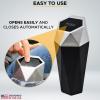 imageEcoNour Mini Trash Can with Lid 2 Pack  Small Car Trash Can Cup Holder  Leakproof Trash Bin with 30 pcs Garbage Bags  for Car Home ampamp OfficeDiamond Mini Trash Can with Lid