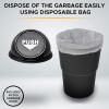 imageEcoNour Mini Trash Can with Lid 2 Pack  Small Car Trash Can Cup Holder  Leakproof Trash Bin with 30 pcs Garbage Bags  for Car Home ampamp OfficeMini Trash Can with Lid