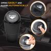imageEcoNour Mini Trash Can with Lid 2 Pack  Small Car Trash Can Cup Holder  Leakproof Trash Bin with 30 pcs Garbage Bags  for Car Home ampamp OfficeMini Trash Can with Lid