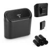 imageEcoNour Car Trash Can with Lid  75 Pcs Disposable Trash Bag  Portable Automotive Garbage Container Bin for Side Door and Back Seat  Compact Accessories for Vehicle Home ampamp Office  BlackBlack