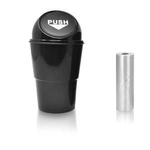 imageEcoNour Mini Trash Can with Lid 2 Pack  Small Car Trash Can Cup Holder  Leakproof Trash Bin with 30 pcs Garbage Bags  for Car Home ampamp OfficeMini Trash Can with Lid