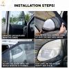 imageEcoNour Front Window Shade for Jeep Wrangler  Mesh Window Shade for Side Windows Sun Glare ampamp UV Protection  Wrangler Sun Shades for Front Window  Adjustable Elastic Fabric Window Shade for JeepTundra