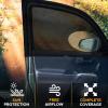 imageEcoNour Front Window Shade for Jeep Wrangler  Mesh Window Shade for Side Windows Sun Glare ampamp UV Protection  Wrangler Sun Shades for Front Window  Adjustable Elastic Fabric Window Shade for JeepTacoma