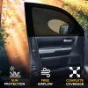 imageEcoNour Front Window Shade for Jeep Wrangler  Mesh Window Shade for Side Windows Sun Glare ampamp UV Protection  Wrangler Sun Shades for Front Window  Adjustable Elastic Fabric Window Shade for JeepTundra