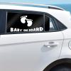 imageEcoNour Magnetic Car Sun Shade Side Window 2 Pack  Rear Window Sun Shade Blocks Harmful UV Rays  Ensures Privacy Protection  Baby Travel Accessories  Magnetic Curtain for Baby and KidsBlack Star Magnet