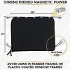 imageEcoNour Magnetic Car Sun Shade Side Window 2 Pack  Rear Window Sun Shade Blocks Harmful UV Rays  Ensures Privacy Protection  Baby Travel Accessories  Magnetic Curtain for Baby and KidsBlack Suction Magnet