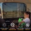 imageEcoNour Magnetic Car Sun Shade Side Window 2 Pack  Rear Window Sun Shade Blocks Harmful UV Rays  Ensures Privacy Protection  Baby Travel Accessories  Magnetic Curtain for Baby and KidsBlack Suction Magnet