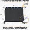 imageEcoNour Magnetic Car Sun Shade Side Window 2 Pack  Rear Window Sun Shade Blocks Harmful UV Rays  Ensures Privacy Protection  Baby Travel Accessories  Magnetic Curtain for Baby and KidsBlack Suction Magnet