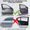 imageEcoNour Magnetic Car Sun Shade Side Window 2 Pack  Rear Window Sun Shade Blocks Harmful UV Rays  Ensures Privacy Protection  Baby Travel Accessories  Magnetic Curtain for Baby and KidsBlack Suction Magnet