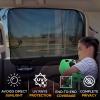 imageEcoNour Magnetic Car Sun Shade Side Window 2 Pack  Rear Window Sun Shade Blocks Harmful UV Rays  Ensures Privacy Protection  Baby Travel Accessories  Magnetic Curtain for Baby and KidsBlack Suction Magnet