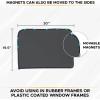 imageEcoNour Magnetic Side Window Sunshade 4 Pack  Car Window Shades for Baby Blocks Direct Sunlight Keeps Car Cool  BlueBlack Rear Window
