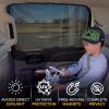 imageEcoNour Magnetic Side Window Sunshade 4 Pack  Car Window Shades for Baby Blocks Direct Sunlight Keeps Car Cool  BlueBlack Rear Window