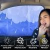 imageEcoNour Magnetic Side Window Sunshade 4 Pack  Car Window Shades for Baby Blocks Direct Sunlight Keeps Car Cool  BlueBlue Front Window