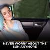 imageEcoNour Magnetic Side Window Sunshade 4 Pack  Car Window Shades for Baby Blocks Direct Sunlight Keeps Car Cool  Blueblack