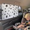 imageEcoNour Magnetic Car Sun Shade Side Window 2 Pack  Rear Window Sun Shade Blocks Harmful UV Rays  Ensures Privacy Protection  Baby Travel Accessories  Magnetic Curtain for Baby and KidsBlack Star Magnet