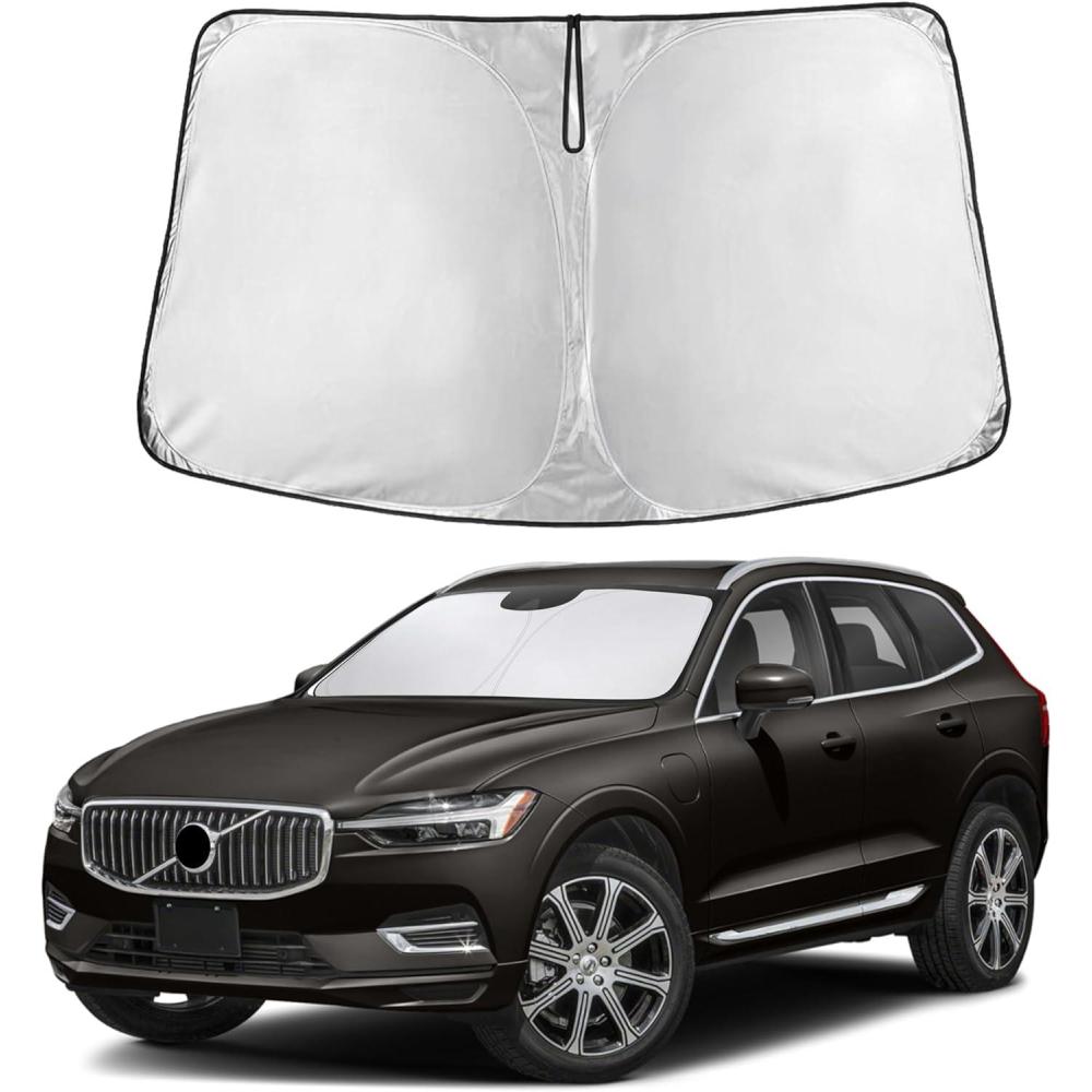 imageToyota Tacoma 20162025 Windshield Sunshade  4Layer 240T Front Window Shade Custom Fit for Toyota Tacoma 2Dr4Dr Pickup Truck  Sun Visor Blocks 100 UV Rays ampamp HeatFit for Volvo XC60 20182025