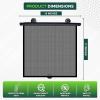 imageBaby Car Window Shades Upgraded 2 Pack  Roller Sunshade for Kids  Side Window Sun Shades for UV and Sun Protection  Window Shade for Baby in Car 15quotx17quot