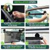 imageBaby Car Window Shades Upgraded 2 Pack  Roller Sunshade for Kids  Side Window Sun Shades for UV and Sun Protection  Window Shade for Baby in Car 15quotx17quot