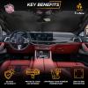 imageEcoNour 240T Windshield Sun Shade Patriotic Design  American Flag ampamp Bald Eagle  UV ampamp Heat Protection for Cars Interior Cool Trucks SUVs  Foldable Reflective Sun Visor 64quot x 32quotBlack