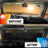 imageEcoNour Accordion Car Windshield Sun Shade American Flag Design  Reflective Car Window Shades for UV Protection ampamp Heat Block  Foldable Sun Shield for Front Window  58 x 275 InchesSilver