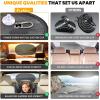 imageEcoNour Back Window Sun Shade for Car  Baby Car Shades Rear Window Sunshade with 99 Sun Protection from UV and Heat  Complete Coverage for Rear Window Sun Visor  Fits All Cars  Small 30quotx15quotMedium