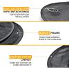 imageEcoNour Back Window Sun Shade for Car  Baby Car Shades Rear Window Sunshade with 99 Sun Protection from UV and Heat  Complete Coverage for Rear Window Sun Visor  Fits All Cars  Small 30quotx15quotMedium