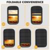 imageEcoNour RV Magnetic Window Shade for Side Door  Foldable Blackout UV Protection Cover  Winnebago Itasca Sunova Class A RV Entry Doors  4 Hook ampamp Loop Waterproof Oxford Fabric  Large 27quot 18quotLarge