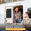imageEcoNour RV Magnetic Window Shade for Side Door  Foldable Blackout UV Protection Cover  Winnebago Itasca Sunova Class A RV Entry Doors  4 Hook ampamp Loop Waterproof Oxford Fabric  Large 27quot 18quotMedium