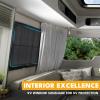 imageEcoNour RV Magnetic Window Shade for Side Door  Foldable Blackout UV Protection Cover  Winnebago Itasca Sunova Class A RV Entry Doors  4 Hook ampamp Loop Waterproof Oxford Fabric  Large 27quot 18quotLarge