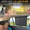 imageEcoNour Side Window Sunshade for Baby 2 Pack with Headrest Hook  Window Shades for Baby  Back Window Sun Shade for Car fits SUV and Trucks 18quot x 20quot