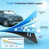 imageFoldable Windshield Sun Shade for Car  240T Reflective UV and Heat Shield with Storage Bag  Keeps Interior Cool  Universal Fit for Sedans SUVs and Trucks  Medium 64quot x 32quotSmall