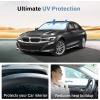 imageFoldable Windshield Sun Shade for Car  240T Reflective UV and Heat Shield with Storage Bag  Keeps Interior Cool  Universal Fit for Sedans SUVs and Trucks  Medium 64quot x 32quotMedium