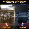imageFoldable Windshield Sun Shade for Car  240T Reflective UV and Heat Shield with Storage Bag  Keeps Interior Cool  Universal Fit for Sedans SUVs and Trucks  Medium 64quot x 32quotXSmall