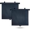imageEcoNour Car Side Window Sun Shade 2 Pack  Upgraded Roller Sunshade for Kids  Baby Window Shades for UV and Sun Glare Protection  Travel Accessories 15quotx17quot
