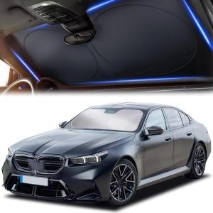 imageFoldable Windshield Sun Shade for Car  240T Reflective UV and Heat Shield with Storage Bag  Keeps Interior Cool  Universal Fit for Sedans SUVs and Trucks  Medium 64quot x 32quotSmall