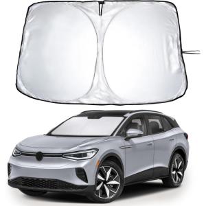 imageToyota Tacoma 20162025 Windshield Sunshade  4Layer 240T Front Window Shade Custom Fit for Toyota Tacoma 2Dr4Dr Pickup Truck  Sun Visor Blocks 100 UV Rays ampamp HeatFit For Volkswagen 20212025